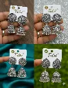 Antique Designer Oxidized Jhumka Earrings for beautiful girls & women pack of 4