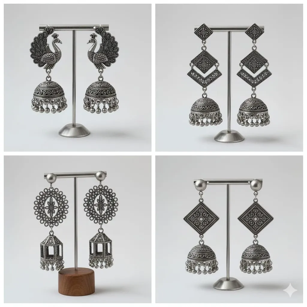 Latest Earrings & Studs with BOX packing