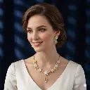 Jewellers Elegant Jwellery Set – Diamond Studded Jewellery Necklace for Girls & Womenं