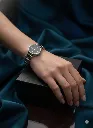 Women Silver Metal Analog Watch