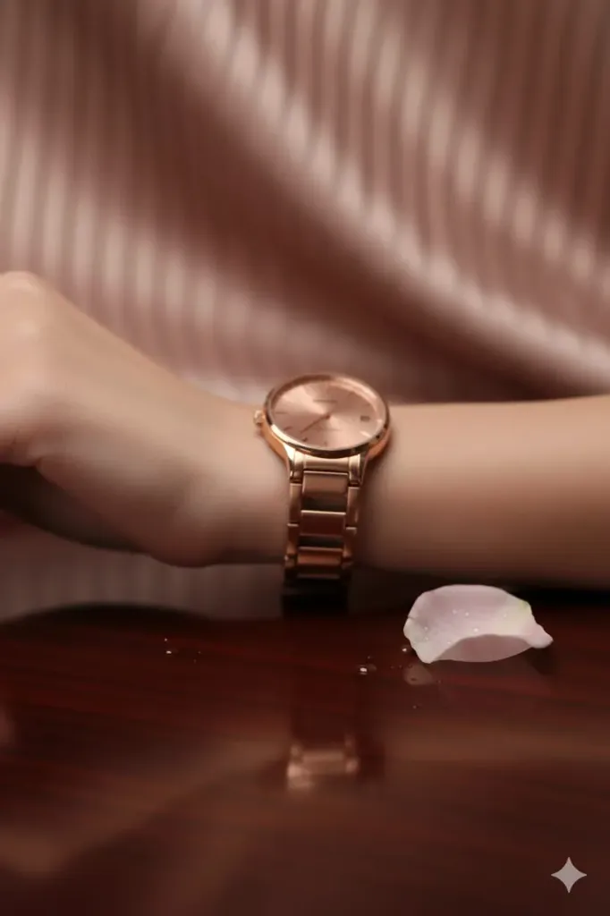 New Ethnic Solid Blue Designer Metal Belt Analog Watches for Women are in higher demand on Meesho for festive season shopping for women and girls to grab their buying at a cheaper