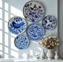 Enamel craft | Holland Wall Plates & Paintings | Perfect Home Decor and Wall Decor Items for Your Hall and Living Room | Set of 5 |