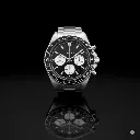 THYNK BLACK DAIL NEW DESIGNER ROUND STAINLESS STEEL SILVER ADJUSTABLE CHAIN Analog Watch - For Men